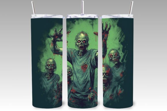 Download Scary Zombies Halloween Tumbler Wrap - Premium Bundle