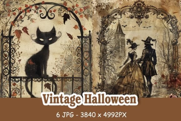 Download Vintage Halloween Backgrounds - Halloween Collection