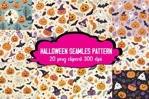 Download Halloween Seamles Pattern - Halloween Collection