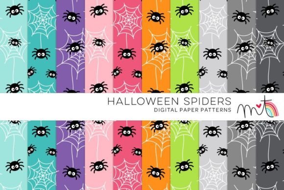Download Halloween Spiders Digital Papers - Halloween Collection