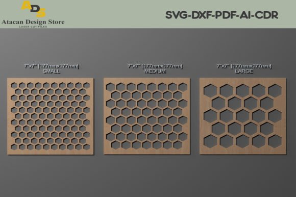 Download Honeycomb Stencils / Hexagon Stencil - Honeycomb Collection