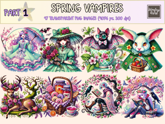 Download Spring Vampires Clipart - Vampires Collection
