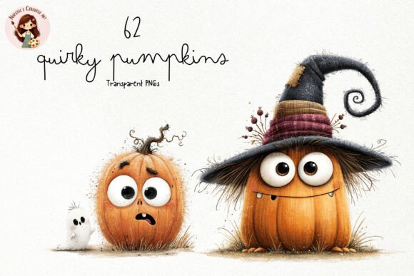Download Quirky Halloween Pumpkins PNG Clipart - Halloween Collection