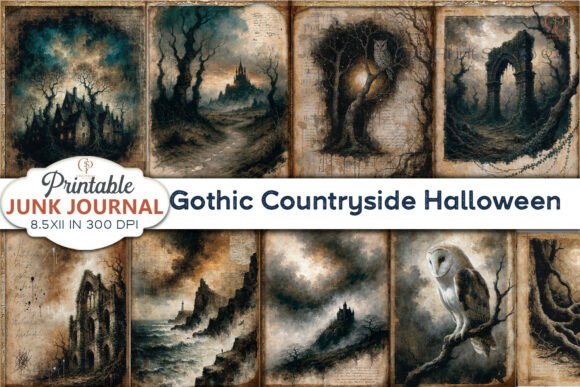 Download Gothic Countryside Halloween Backgrounds - Halloween Collection